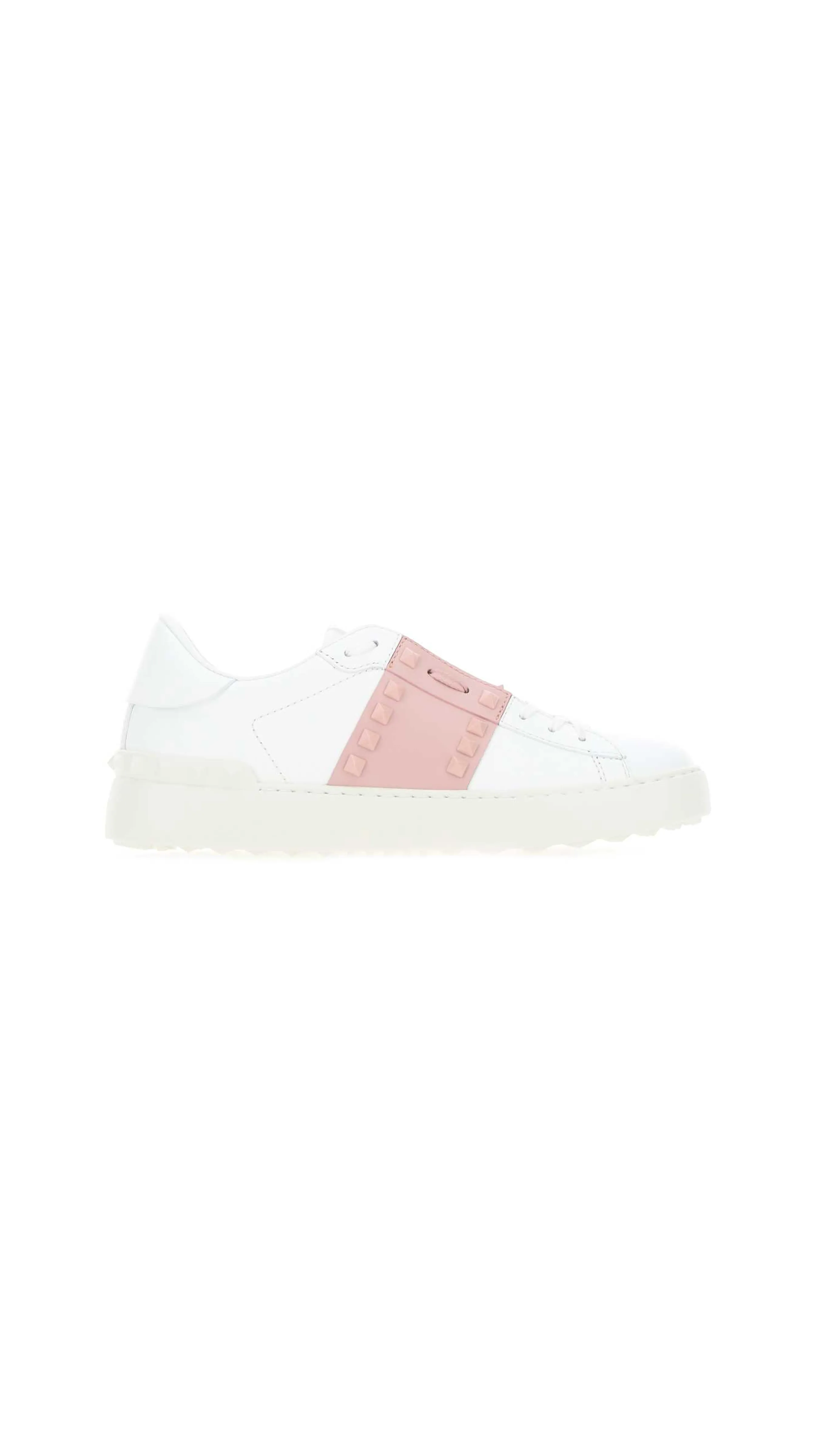 Untitles Rockstud Sneakers - White\Pink