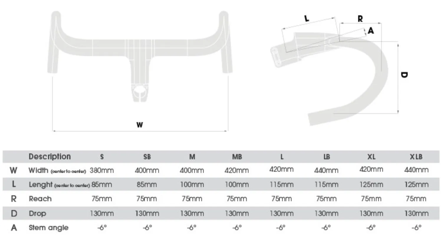 URSUS MAGNUS H.02 INTEGRATED RACING CARBON HANDLEBARS MATT GREY