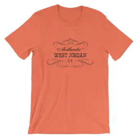 Utah - West Jordan UT - Short-Sleeve Unisex T-Shirt - Authentic