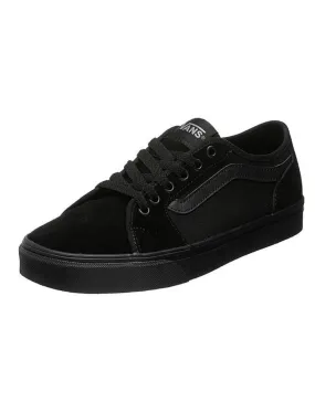 VANS Filmore Decon Suede Canvas Trainers Black/Black