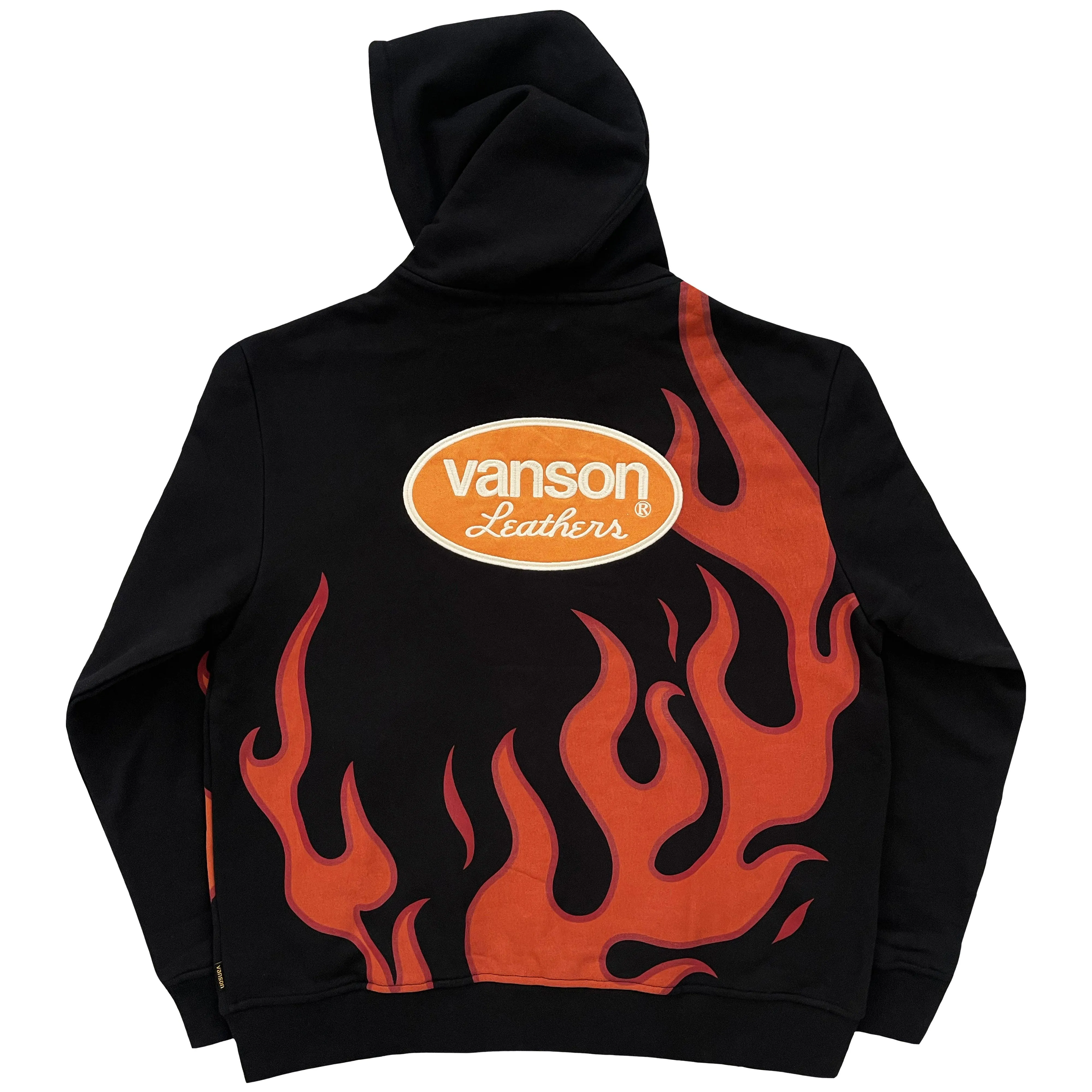 Vanson Leathers Flame Hoodie - XXL