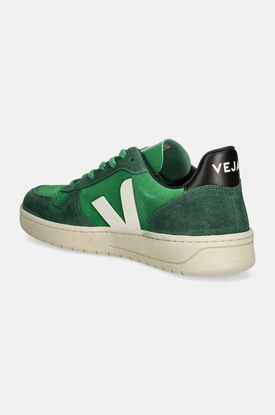 Veja suede sneakers V-10 green color VX0303671B