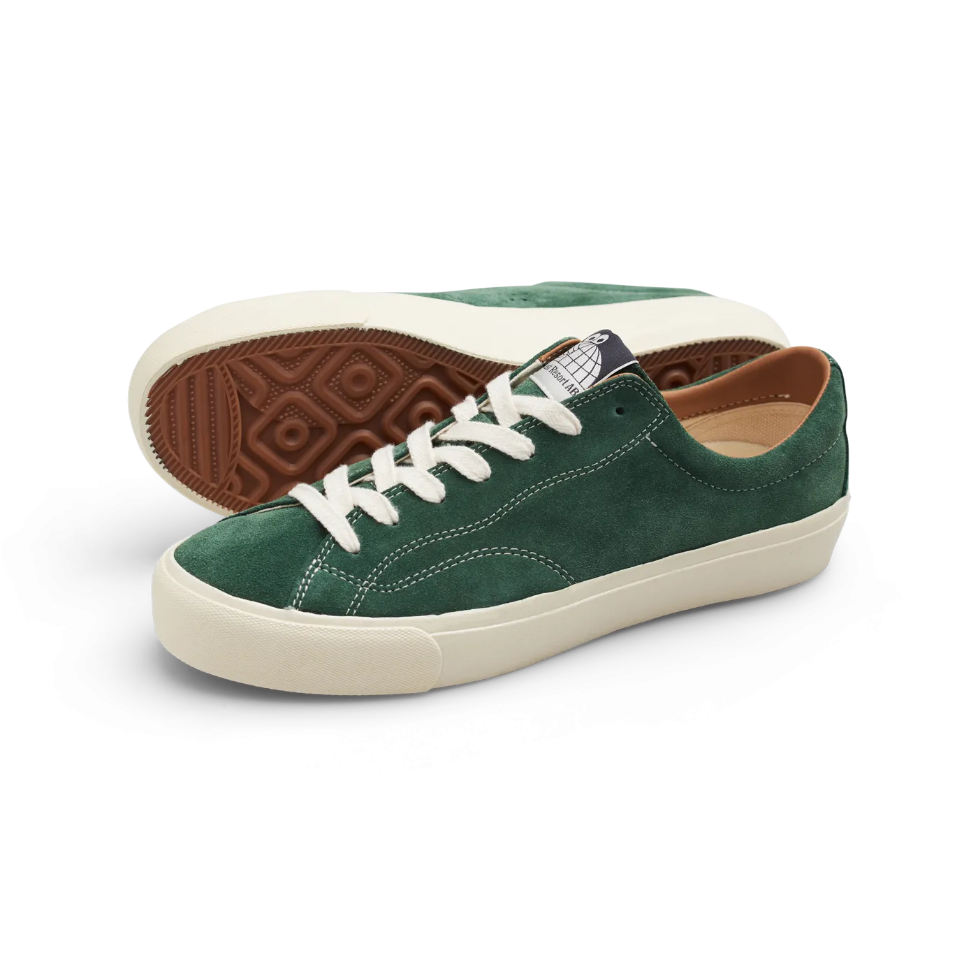 VM003-Lo Suede (Elm Green/White)