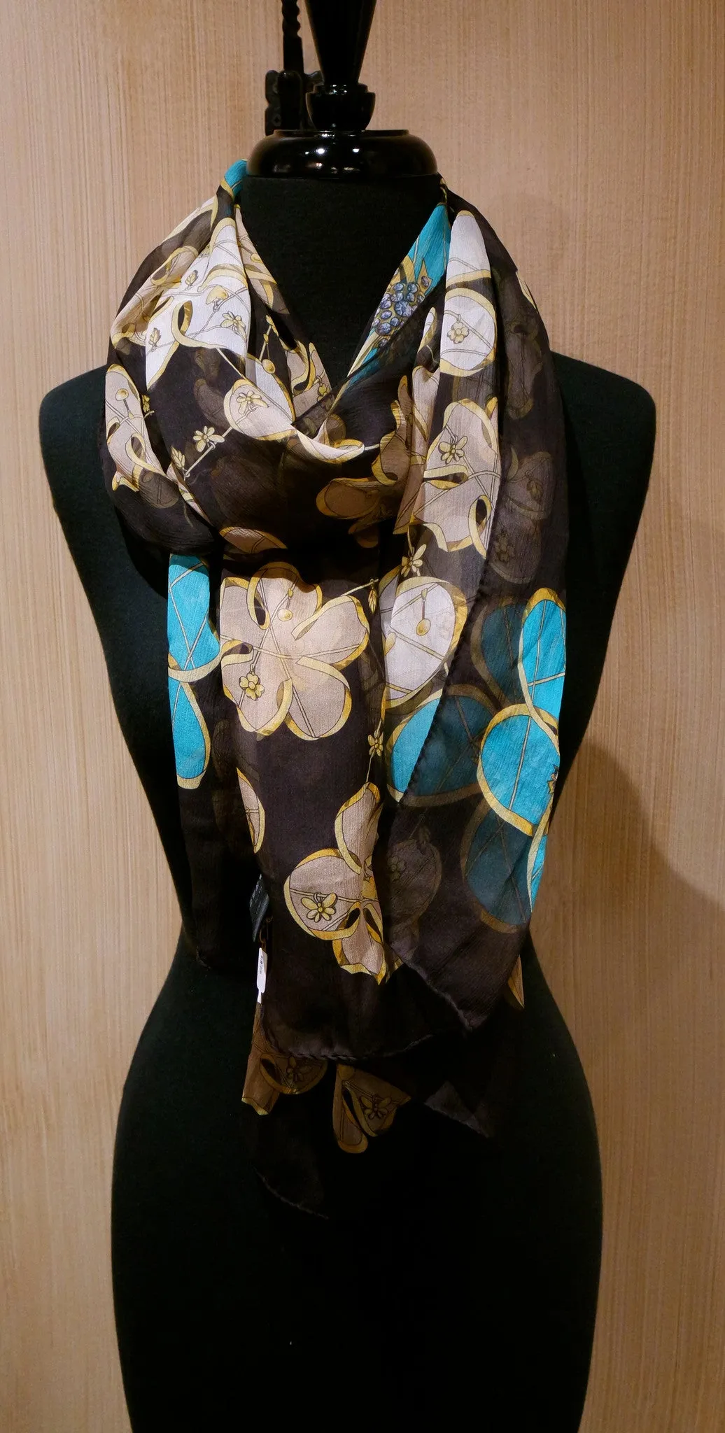 Wolford Silk Chiffon 'Luck' Scarf