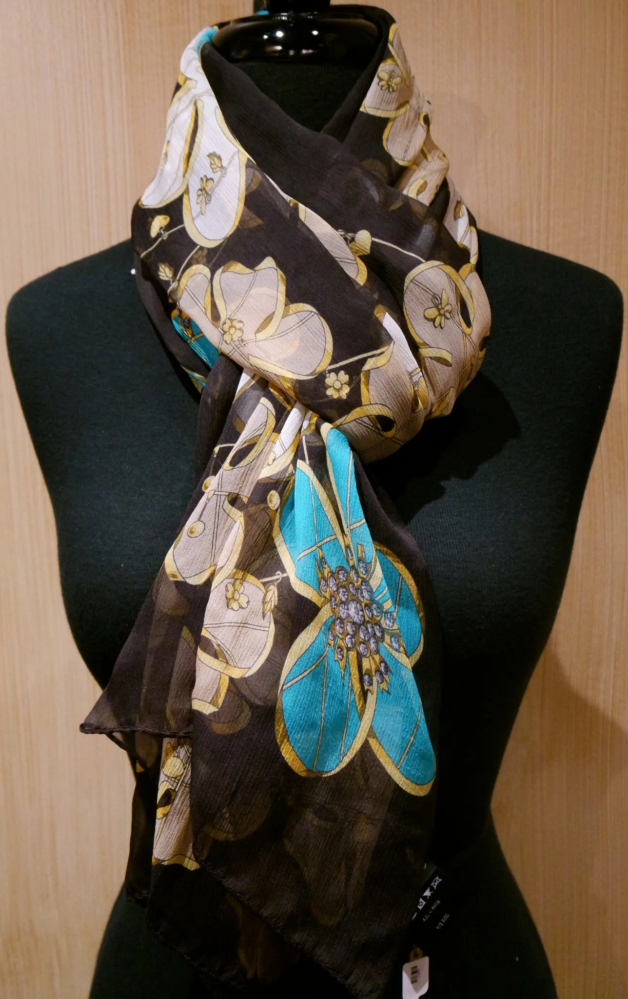 Wolford Silk Chiffon 'Luck' Scarf