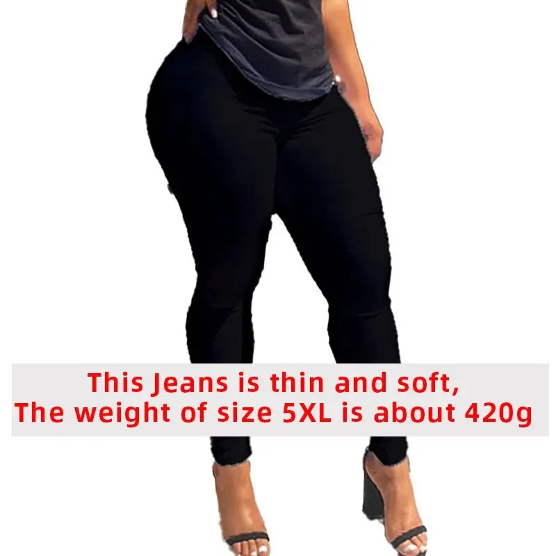 Women's Casual High Waist Bodycon High Stretch Skinny Jeans