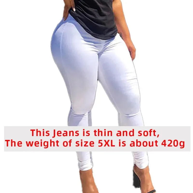 Women's Casual High Waist Bodycon High Stretch Skinny Jeans