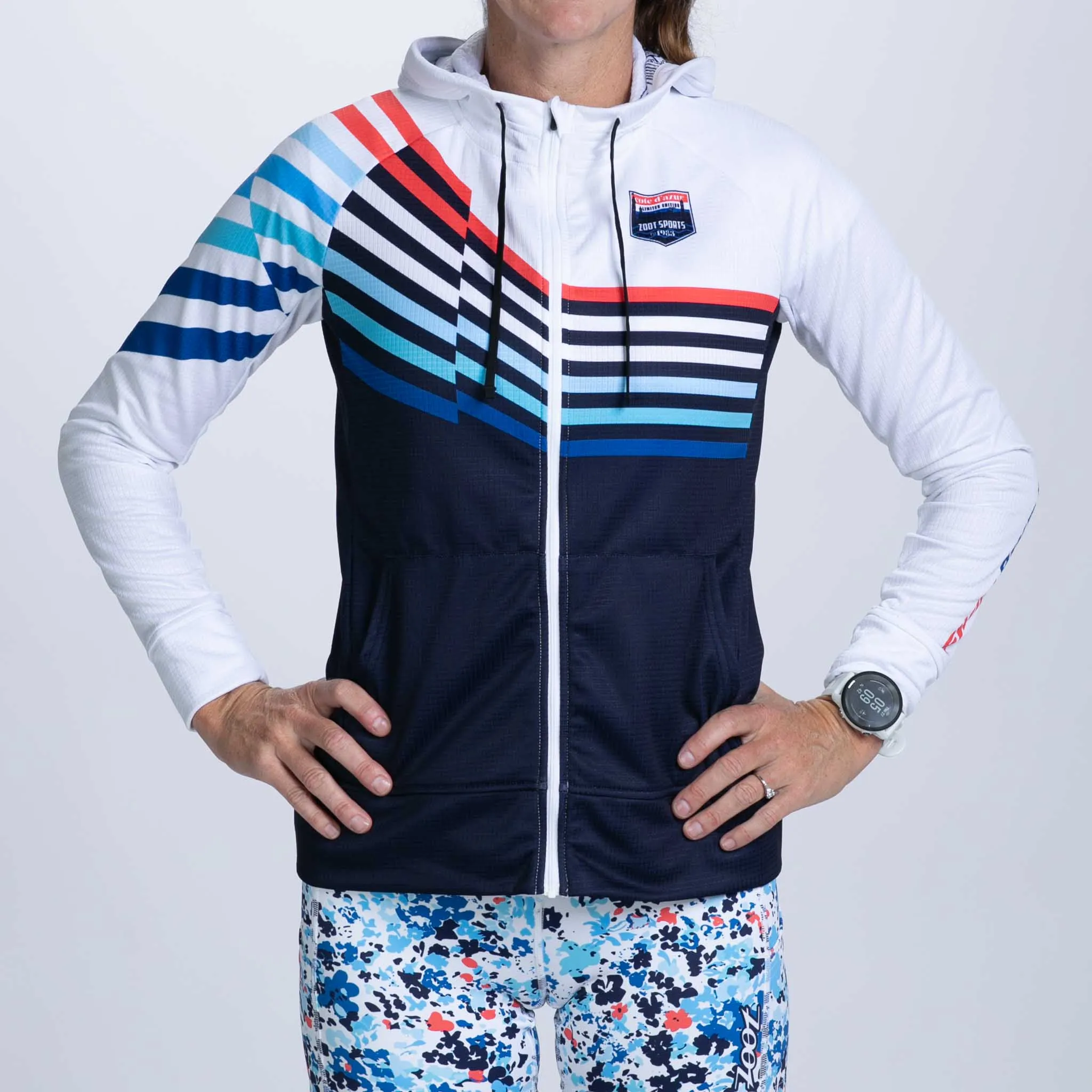 Women's Ltd Run Thermo Hoodie - Cote d'Azur