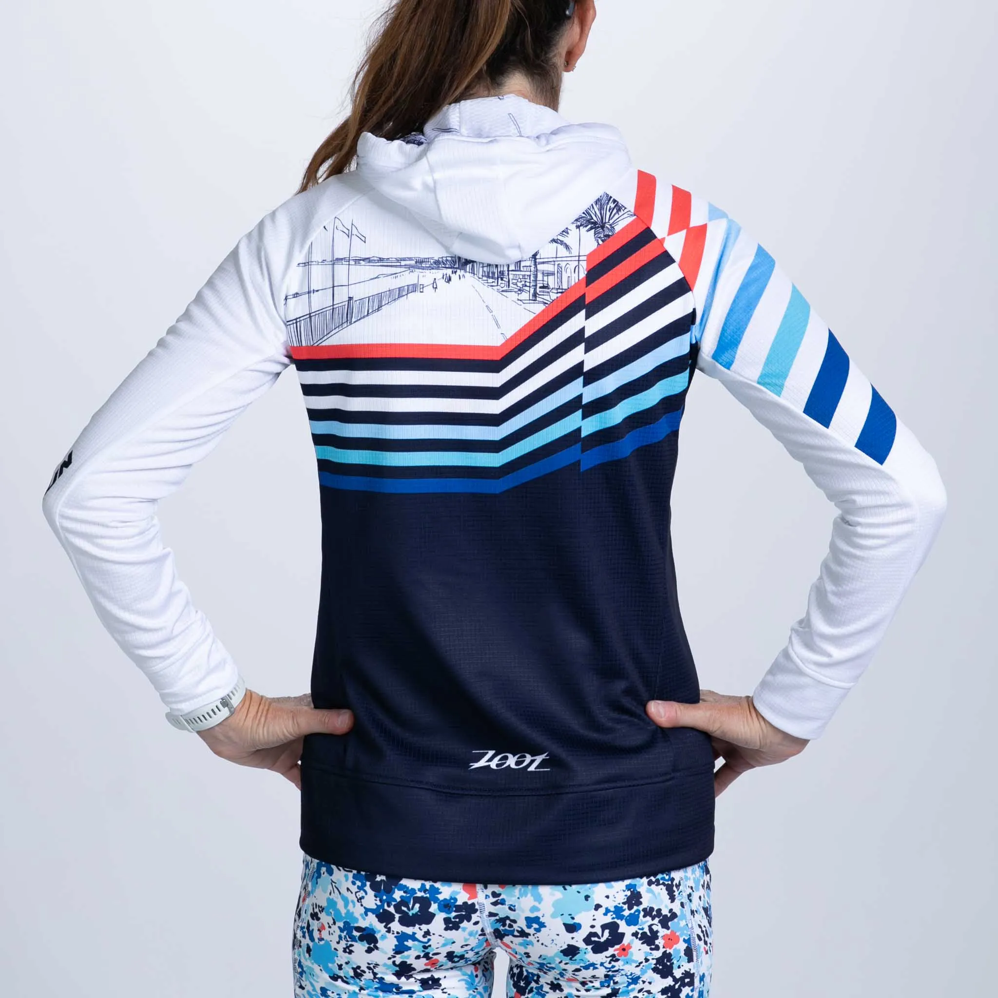 Women's Ltd Run Thermo Hoodie - Cote d'Azur