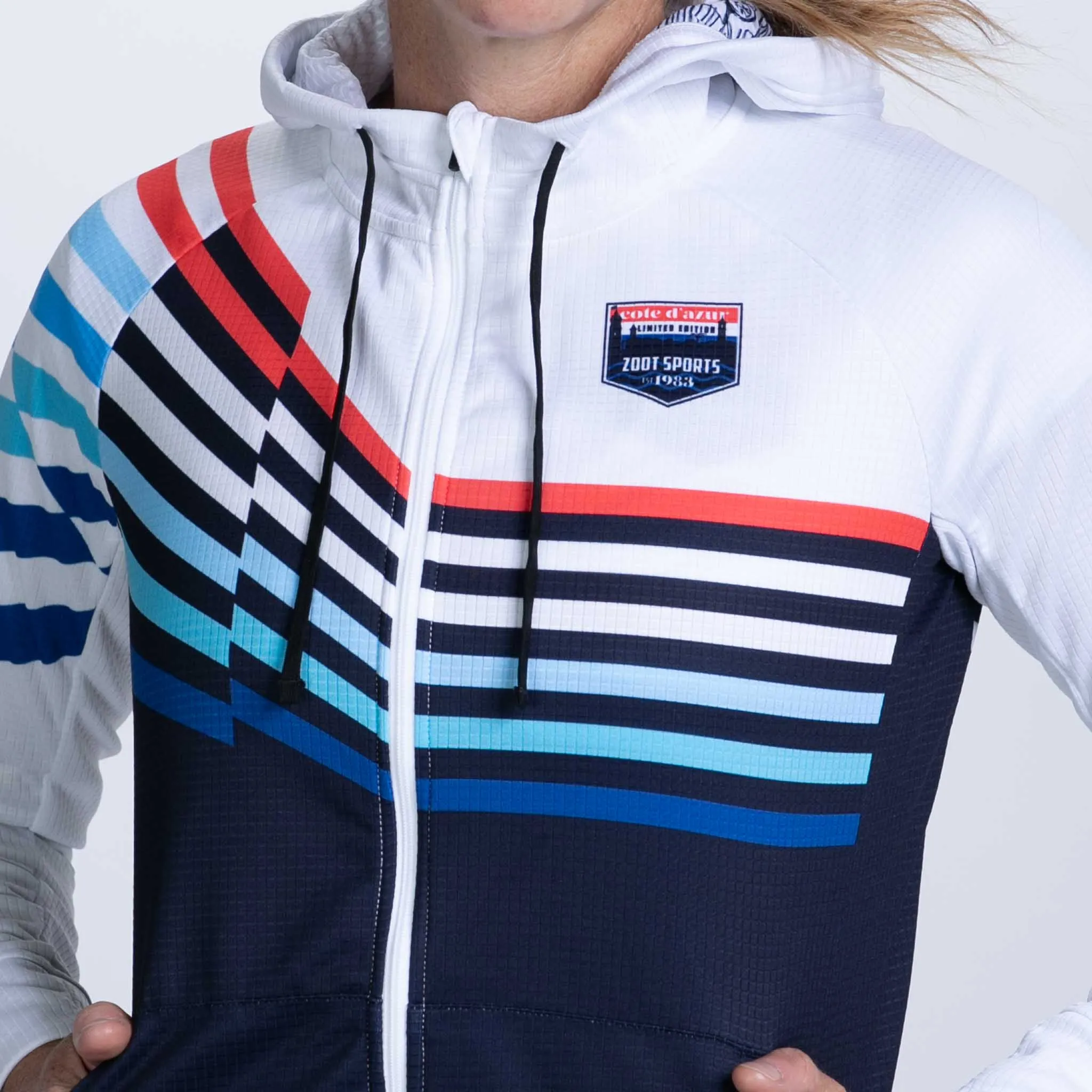 Women's Ltd Run Thermo Hoodie - Cote d'Azur