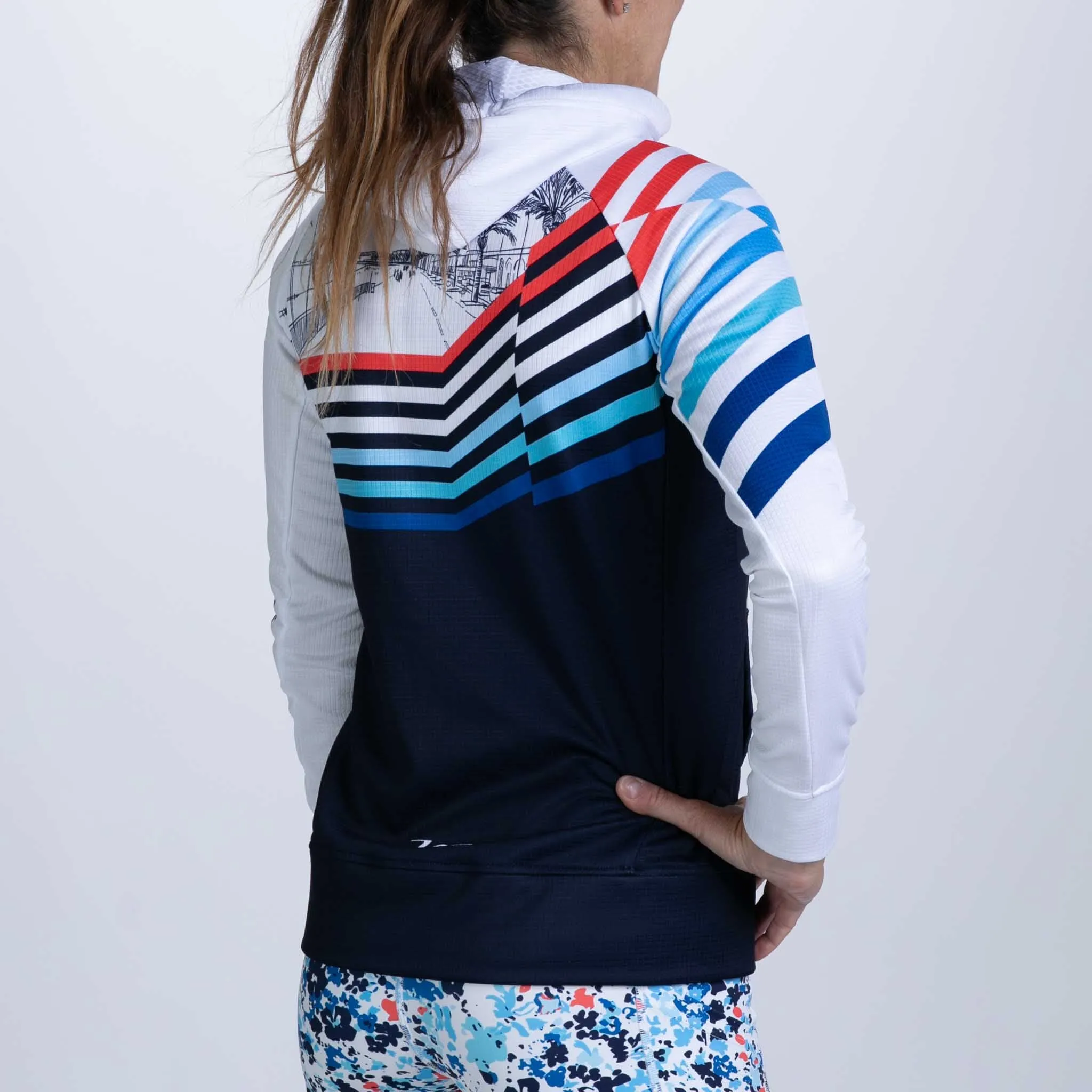 Women's Ltd Run Thermo Hoodie - Cote d'Azur